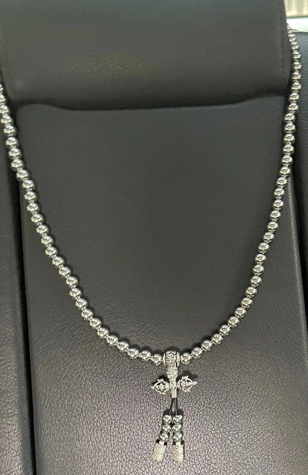 Titanium Steel Bracelet Necklace Chain Prayer Beads Self Defense Waist Faith Buddha Cross Pendant Mens Gadgets For Jewelry Gifts Brodster Market