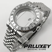 NH35 40mm Diver Waterproof For NH34 NH35 NH36 ETA2824 Movement Black Purple GMT Bezel Sapphire Glass Watch Case Glide Lock Clasp Brodster Market