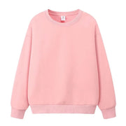 Women Men Autumn Cotton Pullover Sweatshirts O-neck Casual Loose Simple Solid Tops Harajuku Long Sleeve Multicolor Sweatshirts Brodster Market