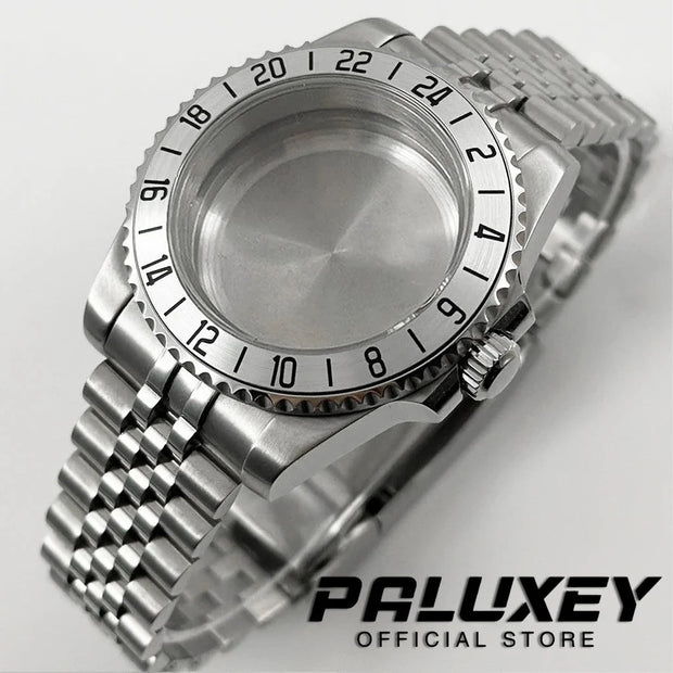 NH35 40mm Diver Waterproof For NH34 NH35 NH36 ETA2824 Movement Black Purple GMT Bezel Sapphire Glass Watch Case Glide Lock Clasp Brodster Market