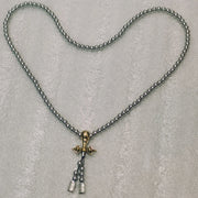 Titanium Steel Bracelet Necklace Chain Prayer Beads Self Defense Waist Faith Buddha Cross Pendant Mens Gadgets For Jewelry Gifts Brodster Market