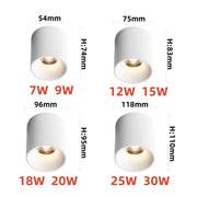 LED downlights Anti-glare COB spotlights LED lights Living room bedroom background wall 7W9W12W15W18W20W25W30W indoor lighting Brodster Market