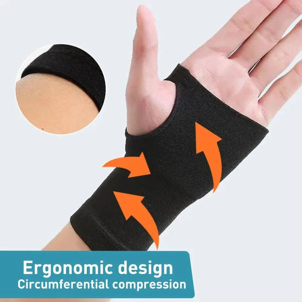 Wrist Thumb Support Compression Gloves,Wrist Brace Compression Sleeves with Soft Gel Pad for Arthritis,Carpal Tunnel Splint Brodster Market