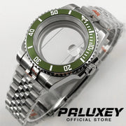 NH35 40mm Diver Waterproof For NH34 NH35 NH36 ETA2824 Movement Black Purple GMT Bezel Sapphire Glass Watch Case Glide Lock Clasp Brodster Market