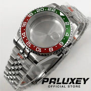 NH35 40mm Diver Waterproof For NH34 NH35 NH36 ETA2824 Movement Black Purple GMT Bezel Sapphire Glass Watch Case Glide Lock Clasp Brodster Market