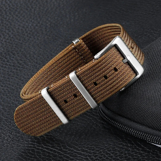High Quality Nylon Watch Strap 18/20/22mm Brown Green Black Band for Military Casual Watchband Army Sport Bracelet Replace Belt Brodster Market