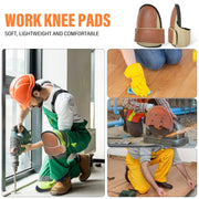 SuperSoft Leatherhead Safety Kneepads for Working Knee Protector Garden Mason, Large Size, in Pairs Brodster Market