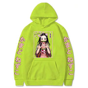 Autumn And Winter Popular Anime Kamado Nezuko Printed Hooded Hoodies For Women Coat Fashion Plus Size Clothing Brodster Market