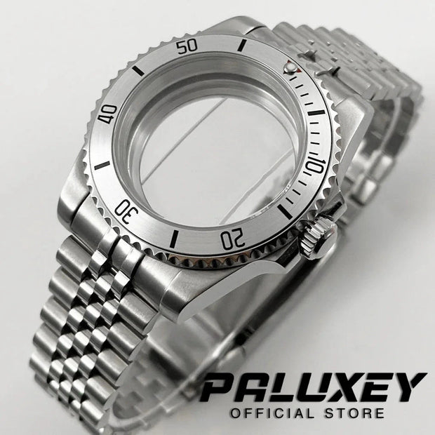 NH35 40mm Diver Waterproof For NH34 NH35 NH36 ETA2824 Movement Black Purple GMT Bezel Sapphire Glass Watch Case Glide Lock Clasp Brodster Market