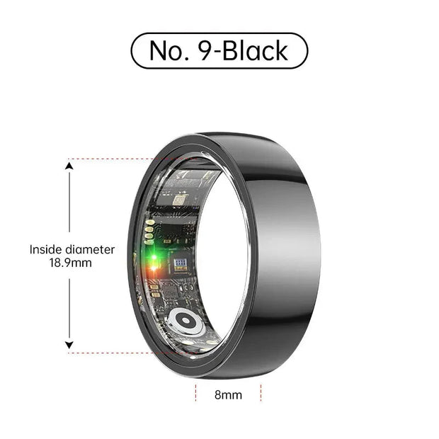 Smart Ring Bluetooth 5.1 Sleep Camera Remote Control Multiple Exercise Modes Wearable Fitness Ring Brodster Market