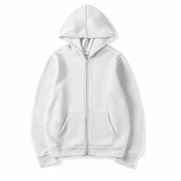 2025 Women Fleece Zip Up Hoodies Running Sports Sweatshirts Fashion Female Classic Casual Zipper Jackets Y2k Hip Hop Streetwear Brodster Market