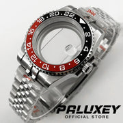 NH35 40mm Diver Waterproof For NH34 NH35 NH36 ETA2824 Movement Black Purple GMT Bezel Sapphire Glass Watch Case Glide Lock Clasp Brodster Market