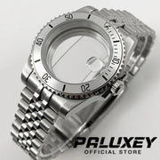 NH35 40mm Diver Waterproof For NH34 NH35 NH36 ETA2824 Movement Black Purple GMT Bezel Sapphire Glass Watch Case Glide Lock Clasp Brodster Market