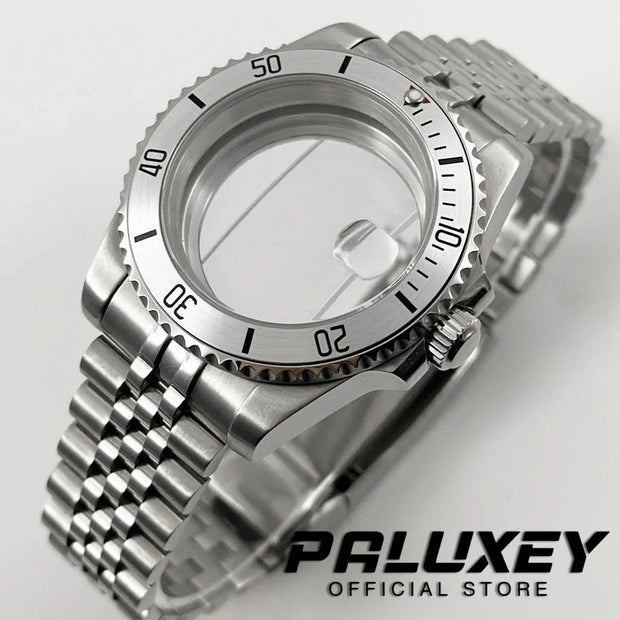 NH35 40mm Diver Waterproof For NH34 NH35 NH36 ETA2824 Movement Black Purple GMT Bezel Sapphire Glass Watch Case Glide Lock Clasp Brodster Market