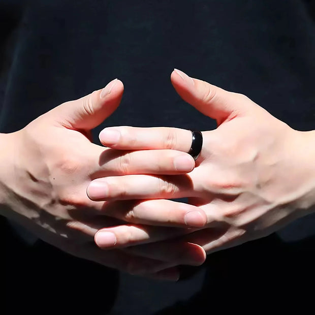 T5577 Chip RFID Black or White Ceramics Smart Finger Rewrite Ring 125KHZ Wear for Men or Women Brodster Market