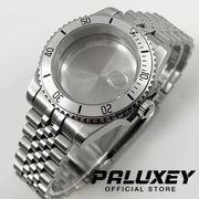 NH35 40mm Diver Waterproof For NH34 NH35 NH36 ETA2824 Movement Black Purple GMT Bezel Sapphire Glass Watch Case Glide Lock Clasp Brodster Market