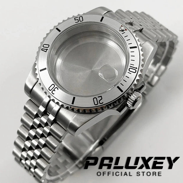 NH35 40mm Diver Waterproof For NH34 NH35 NH36 ETA2824 Movement Black Purple GMT Bezel Sapphire Glass Watch Case Glide Lock Clasp Brodster Market