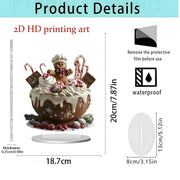Christmas series of gifts Home desktop decoration 2D acrylic handicraft ornament