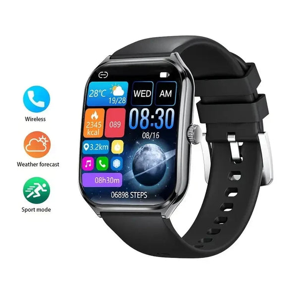 New Ultra Thin Smart Watch men 1.96" AMOLED 360*360 HD Pixel Display Always Show Time Call Reminder Smartwatch Ladies For huawei Brodster Market