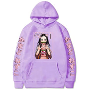 Autumn And Winter Popular Anime Kamado Nezuko Printed Hooded Hoodies For Women Coat Fashion Plus Size Clothing Brodster Market
