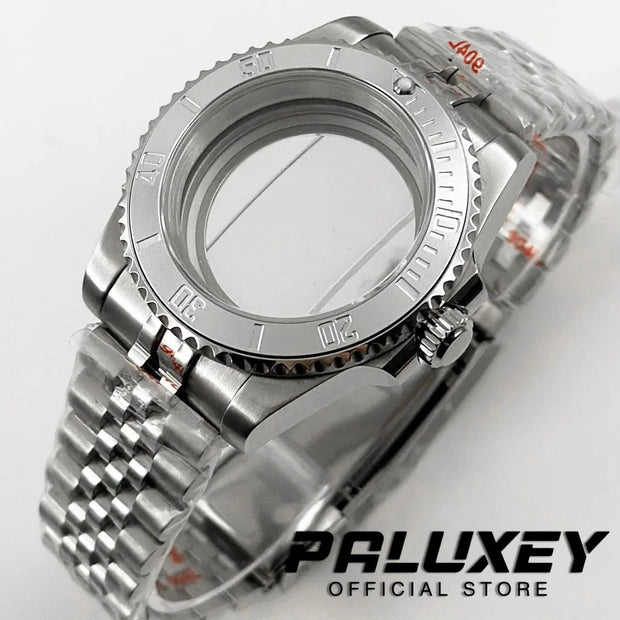 NH35 40mm Diver Waterproof For NH34 NH35 NH36 ETA2824 Movement Black Purple GMT Bezel Sapphire Glass Watch Case Glide Lock Clasp Brodster Market