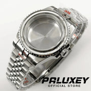 NH35 40mm Diver Waterproof For NH34 NH35 NH36 ETA2824 Movement Black Purple GMT Bezel Sapphire Glass Watch Case Glide Lock Clasp Brodster Market