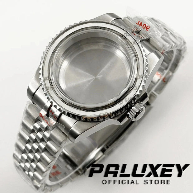 NH35 40mm Diver Waterproof For NH34 NH35 NH36 ETA2824 Movement Black Purple GMT Bezel Sapphire Glass Watch Case Glide Lock Clasp Brodster Market