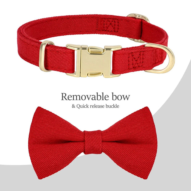 Small Dog Collar Harness Leash Set Cute Dog Collars With Bowknot Adjustable Pet Harnesses Vest for Small Medium Dogs Chihuahua Brodster Market