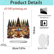 Christmas series of gifts Home desktop decoration 2D acrylic handicraft ornament