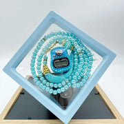 Muslim Prayer Beads Bracelet And Finger Counter Set Colour 99 Imitation Pearl Bracelets Resettable Finger Counter Ring Brodster Market