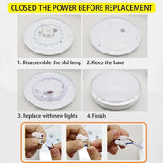 LED Panel Light 12W/18W/24W/36W Round  Super Bright AC220V  Module Energy-Saving Easy Install Replacement Ceiling Lights Board Brodster Market