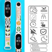 EVANGELION Smartwatch Anime Waterproof Bluetooth Sport Fitness Watch Wristwatches Pedometer Long Standby Multi-function Watches Brodster Market