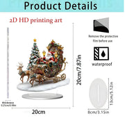 Christmas series of gifts Home desktop decoration 2D acrylic handicraft ornament