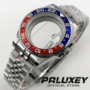 NH35 40mm Diver Waterproof For NH34 NH35 NH36 ETA2824 Movement Black Purple GMT Bezel Sapphire Glass Watch Case Glide Lock Clasp Brodster Market