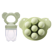 Baby Fruit Feeder Food Grade Silica Gel Pacifier Silicone Teething Nipple Feeding Grind Fruits Vegetable for Baby's Meal Feeding Brodster Market