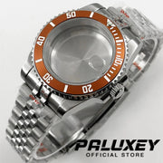 NH35 40mm Diver Waterproof For NH34 NH35 NH36 ETA2824 Movement Black Purple GMT Bezel Sapphire Glass Watch Case Glide Lock Clasp Brodster Market