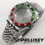 NH35 40mm Diver Waterproof For NH34 NH35 NH36 ETA2824 Movement Black Purple GMT Bezel Sapphire Glass Watch Case Glide Lock Clasp Brodster Market