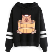 Kawaii Cartoon Capybara Hoodies Women/men Harajuku Fashion Graphic Streetwear Unisex Winter Warm Sweatshirts Hooded Female/male Brodster Market