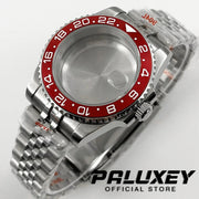 NH35 40mm Diver Waterproof For NH34 NH35 NH36 ETA2824 Movement Black Purple GMT Bezel Sapphire Glass Watch Case Glide Lock Clasp Brodster Market