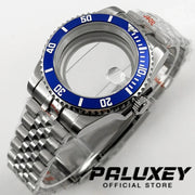 NH35 40mm Diver Waterproof For NH34 NH35 NH36 ETA2824 Movement Black Purple GMT Bezel Sapphire Glass Watch Case Glide Lock Clasp Brodster Market