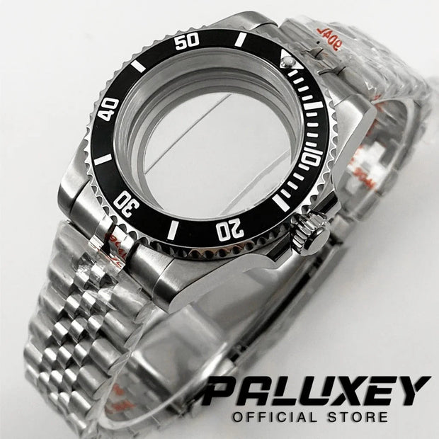 NH35 40mm Diver Waterproof For NH34 NH35 NH36 ETA2824 Movement Black Purple GMT Bezel Sapphire Glass Watch Case Glide Lock Clasp Brodster Market