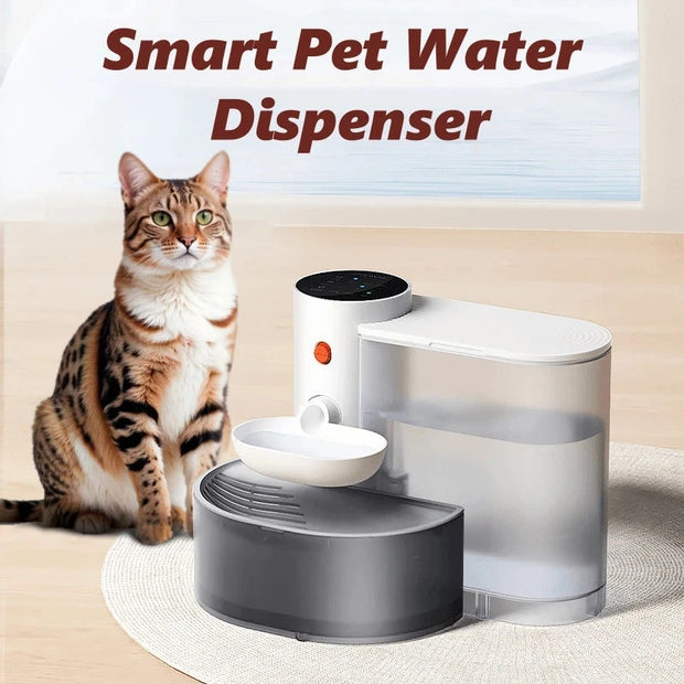 Automatic Pouring Pet Water Dispenser Flowing Water Charging Smart Water Feeder Cat Running Water Dispenser Pet Water Fountain Brodster Market