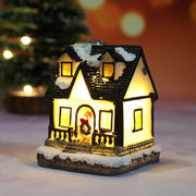 Christmas Houses Christmas Decoration With Lights Room Tabletop Supplies Festive Atmosphere Ornament Holiday Gift