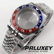 NH35 40mm Diver Waterproof For NH34 NH35 NH36 ETA2824 Movement Black Purple GMT Bezel Sapphire Glass Watch Case Glide Lock Clasp Brodster Market