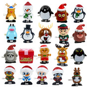 Christmas Decoration Jumpy Toys Snowman Santa Claus Penguin For Festive Party Supplies Children Kindergarten New Year Gifts