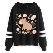 Kawaii Cartoon Capybara Hoodies Women/men Harajuku Fashion Graphic Streetwear Unisex Winter Warm Sweatshirts Hooded Female/male Brodster Market
