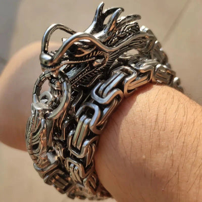 Dragon Head Pendants Bracelets EDC Self Defense Whip Titanium Steel Necklace Fashion Jewlery Waist Mens Gadgets For Cool Gifts Brodster Market