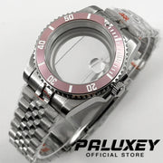 NH35 40mm Diver Waterproof For NH34 NH35 NH36 ETA2824 Movement Black Purple GMT Bezel Sapphire Glass Watch Case Glide Lock Clasp Brodster Market