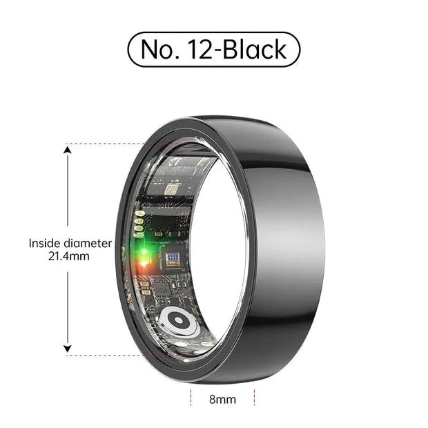 Smart Ring Bluetooth 5.1 Sleep Camera Remote Control Multiple Exercise Modes Wearable Fitness Ring Brodster Market