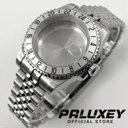 NH35 40mm Diver Waterproof For NH34 NH35 NH36 ETA2824 Movement Black Purple GMT Bezel Sapphire Glass Watch Case Glide Lock Clasp Brodster Market